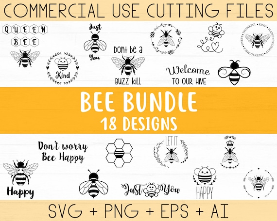 Bee svg, bee svg bundle, bee kind svg, bee happy svg, bee trails svg, bee sayings svg, bee quote svg, bee wreath svg png clipart