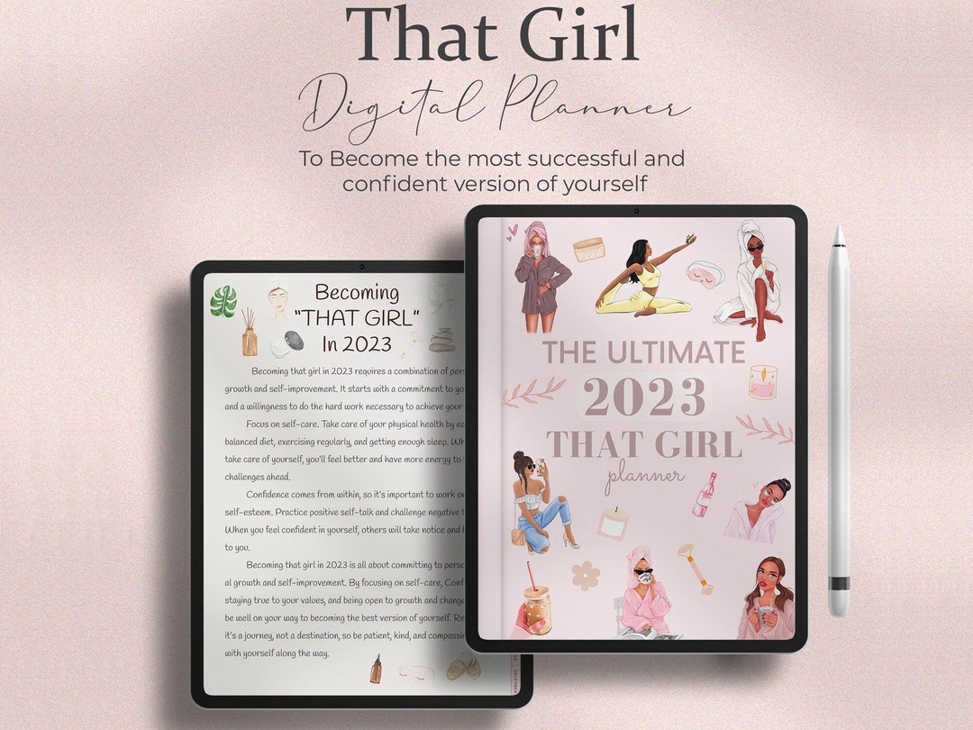 2023 Digital Planner, That Girl 2023 Planner, Dated Digital Planner ...