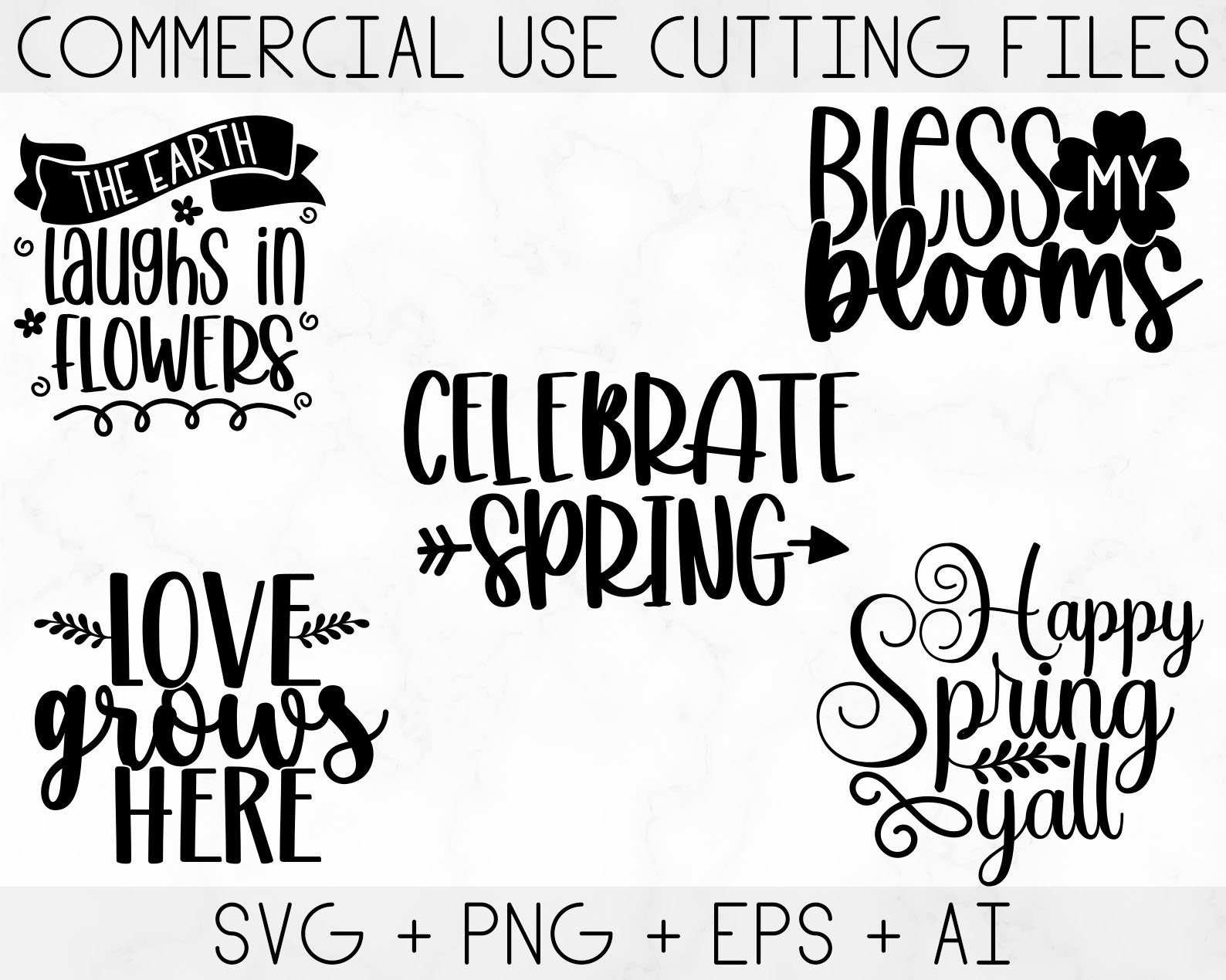 First Day Spring Svg Spring Svg Bundle, Easter Svg, Welcome Spring Svg, Flower Svg, Spring ...