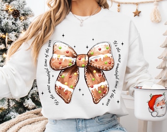 Gingerbread Coquette bow png, merry christmas png, Christmas Coquette, Christmas Png, retro Christmas, Girly Christmas png, Sublimation, dtf