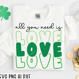St. Patrick&#39;s Day SVG PNG, St Patrick&#39;s Day Quotes, Lucky SVG, Shamrock svg, Clover svg, svg Cut File for Cricut