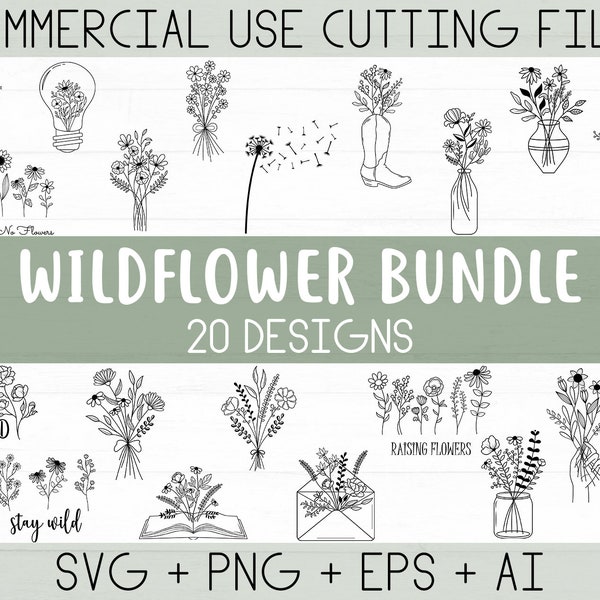 Wildflower svg, flower svg, floral svg, wildflower svg bundle, wildflower quote svg, wildflower clipart