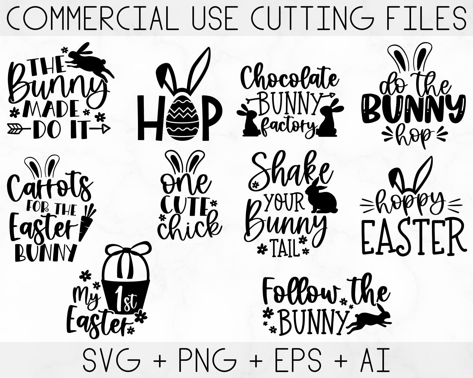 Happy Easter SVG Bundle Easter SVG Easter Quotes Easter Etsy