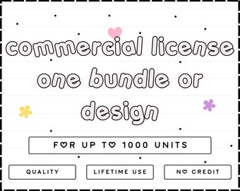 CitraGraphics Commercial use license for One Bundle or Design