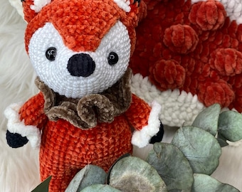 Cuddly Fox Fox Filou - Crochet pattern for Amigurumi Cuddly Fox for immediate download as PDF in German