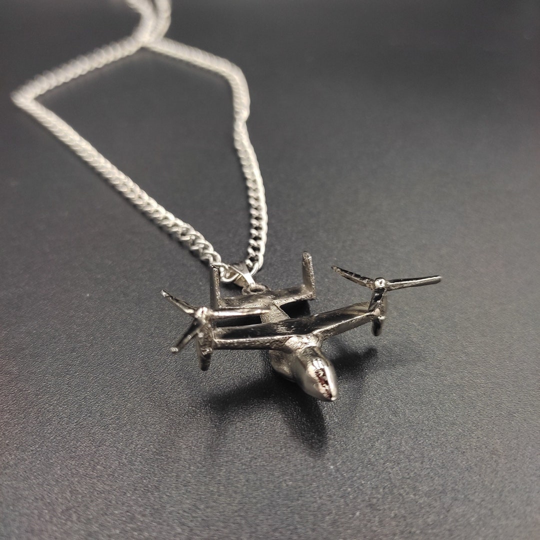 USMC V22 Osprey Necklace United States Air Force Necklace Rare Necklace
