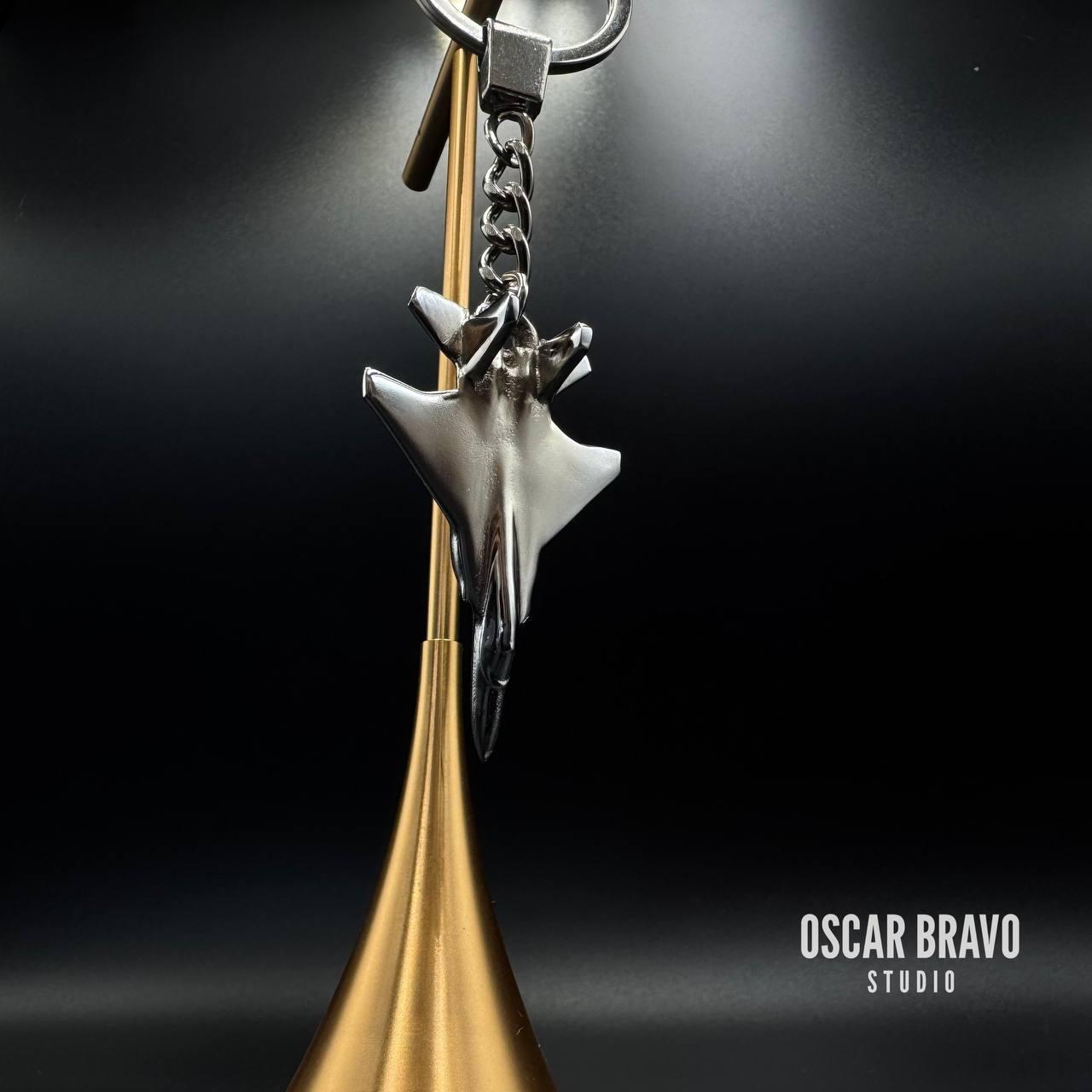 F15 Eagle Keychain: Chrome-coated Brass Fighter Jet Keyring - Etsy