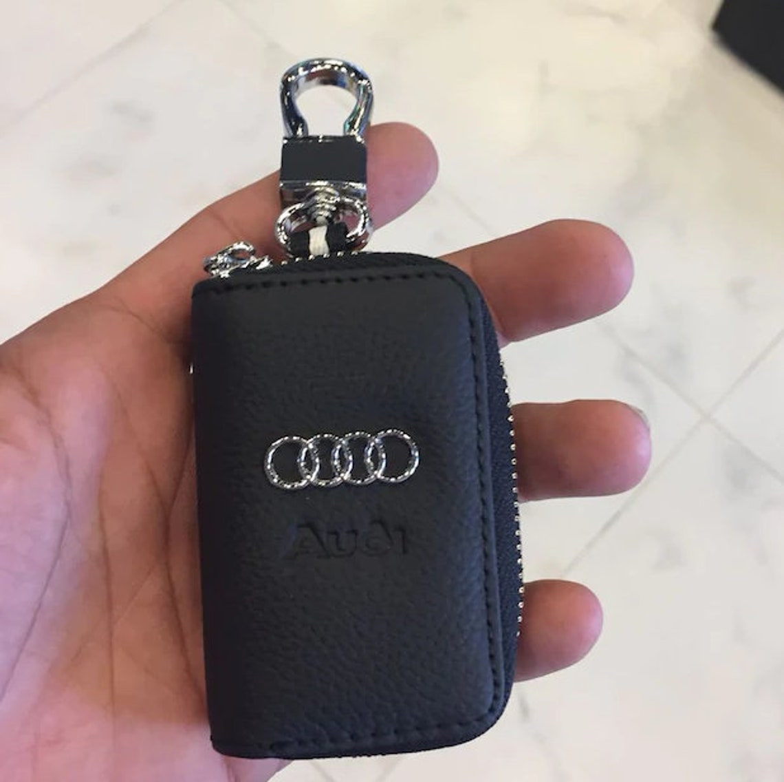 Audi Luxury Design Leather Keychain Luxury Keychain for Audi Etsy