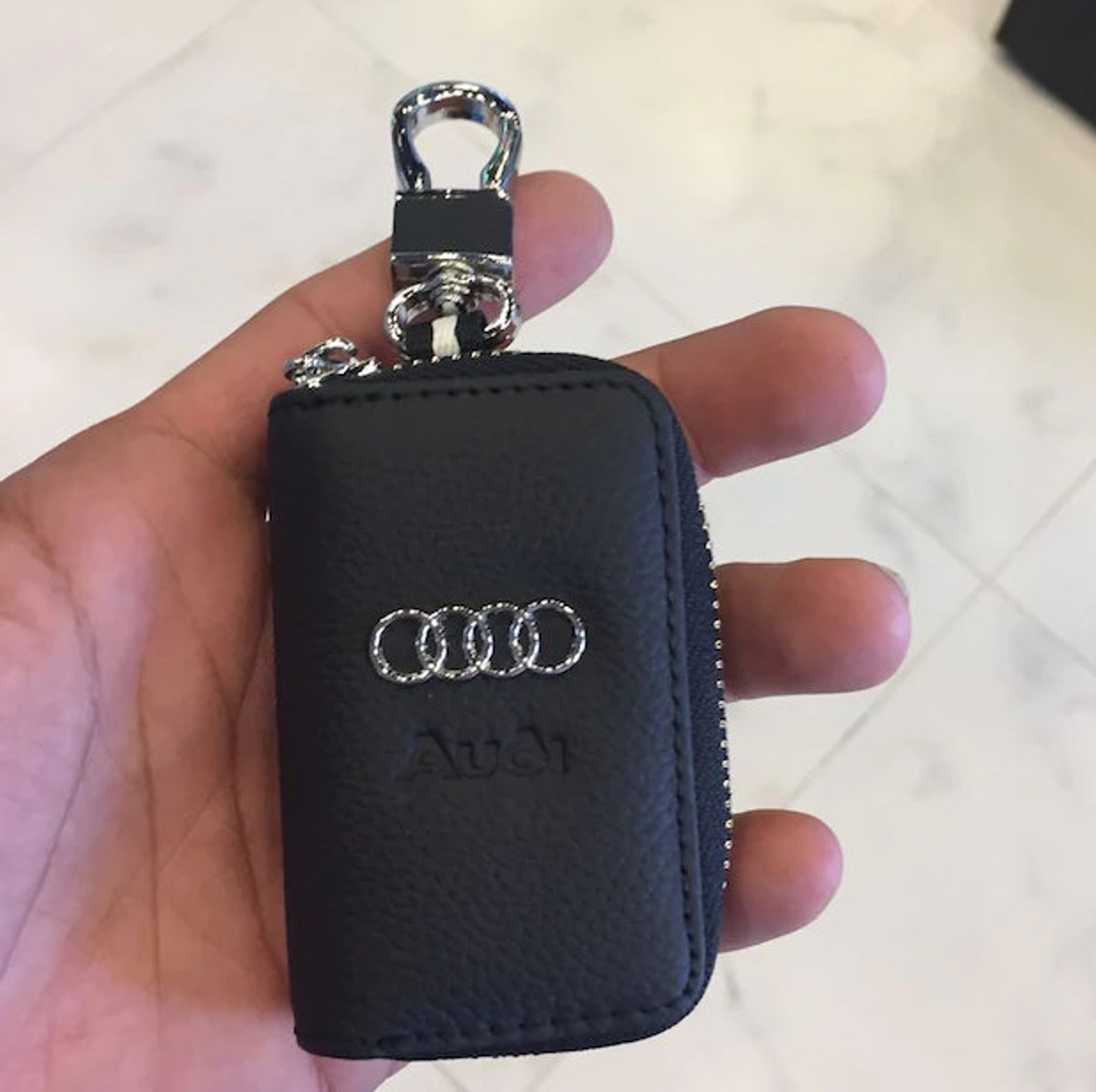 Audi Luxury Design Leather Keychain Luxury Keychain for Audi Etsy