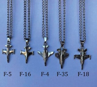 OAKKY – Collana Uomo Con Pendente Aereo In Acciaio Inossidabile 316L – Stile Semplice E Lucidato