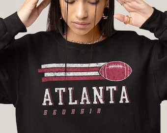 Falcons Sweatshirt, Atlanta Sweater, Atlanta Crewneck, Atlanta Football Sweatshirt, Vintage Falcons Sweatshirt, Falcons Football Sweatshirt