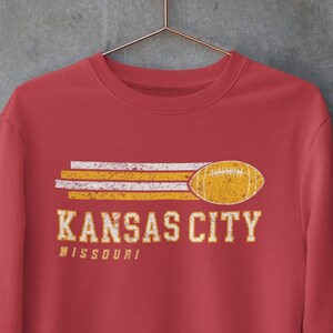 Chiefs Sweatshirt  - KC Chiefs Sweatshirt - Vintage Chiefs Sweatshirt - Kansas City Sweatshirt - Retro Chiefs Sweatshirt - Chiefs Shirt