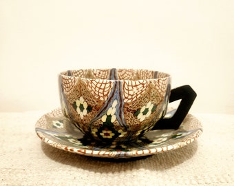 Ceramic Vase - Jean Gerbino for Vallauris - Tiger Mosaic - RARE - Etsy