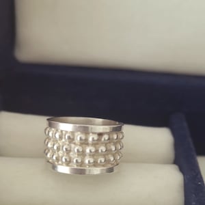 Vintage Chunky Sterling Silver Ring