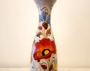 Vintage Elio Schiavon Tall Floral Vase