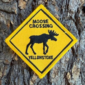 MOOSE CROSSING Yellowstone Patch by BadgerworksSigns