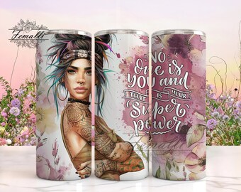 No One is You Boho Tumbler Wrap Boho Tumbler PNG Designs Motivational Quote Tumbler Wrap Quote Tumbler PNG Sublimation Design