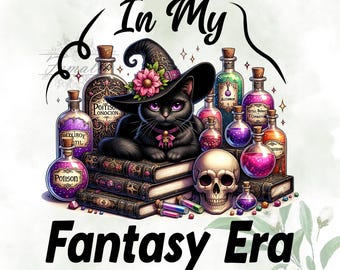 In My Fantasy Era, Bookworm Halloween Shirt, Librarian Halloween Png, Reader Halloween Png, Spooky Reader Png, Book Lover Shirt, Fantasy Era