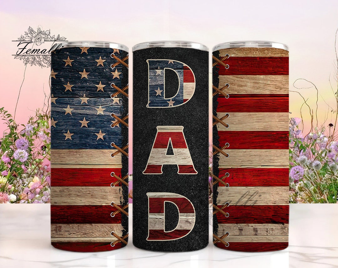 Dad 20oz Tumblers Wrap PNG, Father's Day Tumbler Sublimation Designs ...