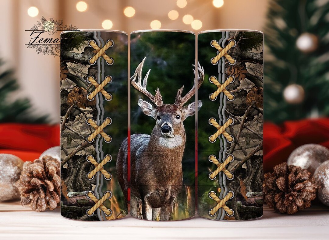 Deer Hunting 20 Oz Skinny Tumbler Designs/png, Deer Hunting Tumbler ...
