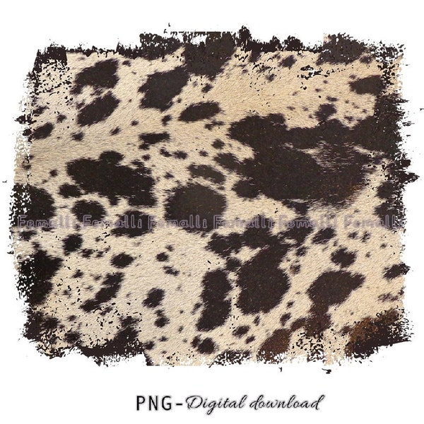 Cowhide Pattern Distressed Background Png, Cowhide Png Bundle, Cowhide Background Png, Western Background, Designs Backsplash