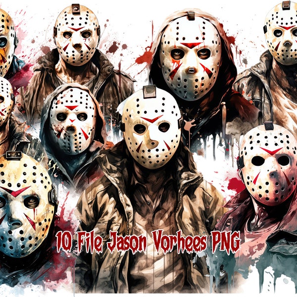 10 File Jason Vorhees PNG, Jason Vorhees Mask PNG, Halloween PNG, Horror Movie png, Scary Movie png, Digital Files