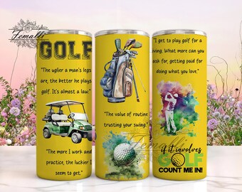 Golf Tumbler Wrap Png, Golf Life Tumbler, Golf 20 oz Tumbler Sublimation Designs, Golf Lover Tumbler, Golf PNG, Golf Wrap