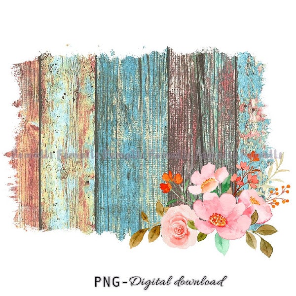 Premium Wood Background Png,Rustic Wood Digital,Commercial Use,Distressed Grunge Splash Background,File For Shirt,Digital