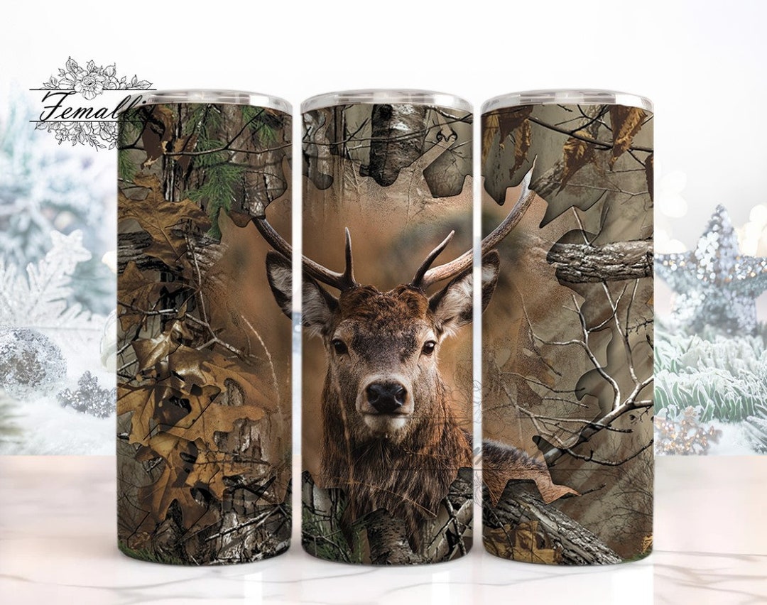 Deer Hunting 20 Oz Skinny Tumbler Designs/png, Deer Hunting Tumbler ...