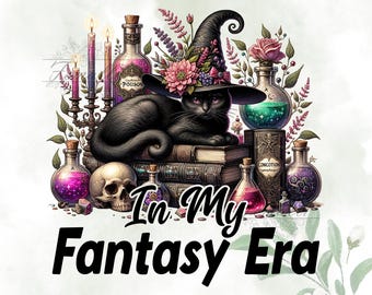In My Fantasy Era, Bookworm Halloween Shirt, Librarian Halloween Png, Reader Halloween Png, Spooky Reader Png, Book Lover Shirt, Fantasy Era