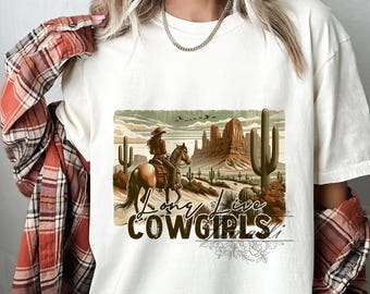 Long Live The Cowgirls Western Instant Digital Download | Trendy Western Designs, Western PNG files, Trendy Shirt PNG Downloads