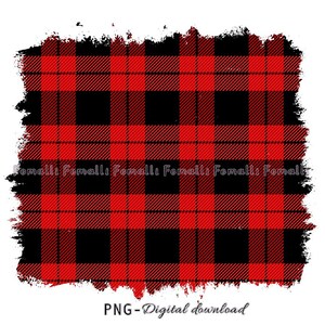 Fond buffalo plaid avec bleach png, fond splash red Christmas plaid, fond buffalo plaid noël png, fichier pour chemise