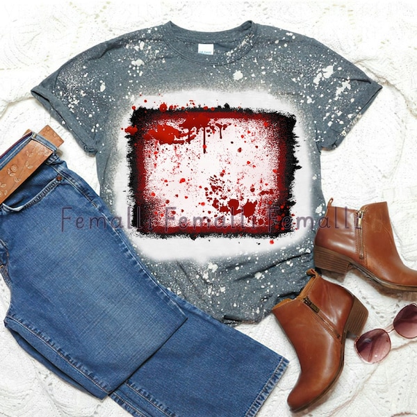 Blood Splatter And Bleach Background Png,Hand Drawn Blood Halloween Splash Frame,Blood Splatter File For Shirt,Digital