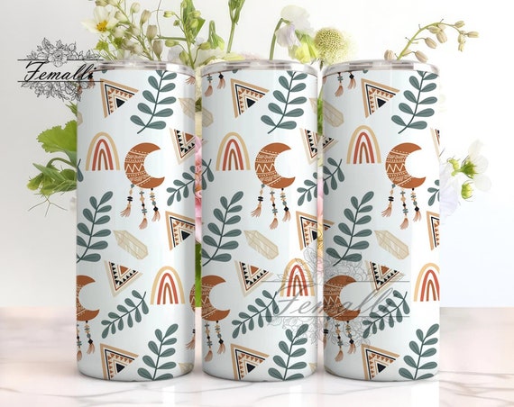 Boho 20 oz Skinny Tumbler Designs/Png, Boho tumbler Png, Tumbler Sublimation Design Boho Tumbler PNG, Boho cup, Boho sublimation