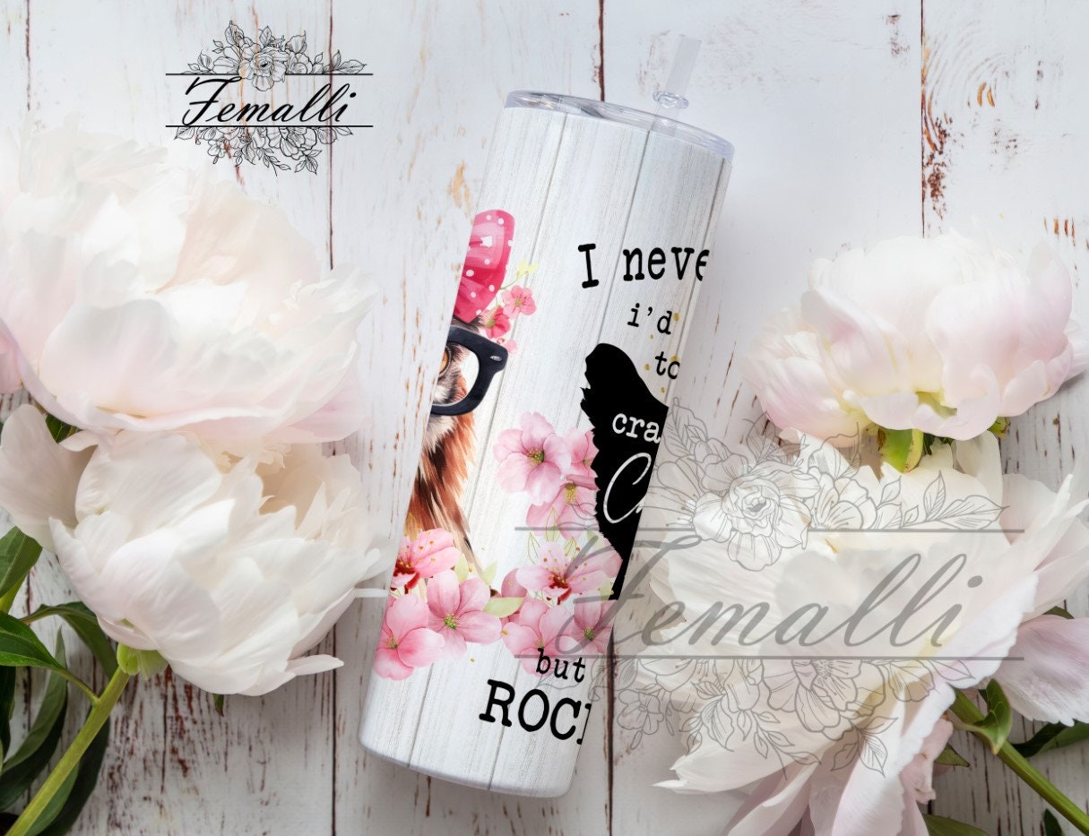 Chicken Lovers Tumbler Wrap PNG, Chicken Lady 20 Oz Skinny Sublimation ...