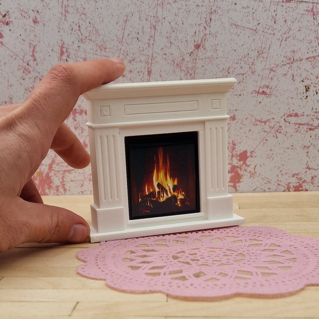 Harilla Mini-Bett 1:12 Für Puppenhaus - Weiß, 14x16,6x12,5cm