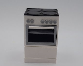 Dollhouse stove - Scale 1:12 - modern dollhouse - dollhouse furniture - dollhouse kitchen - dollhouse miniatures - miniatures