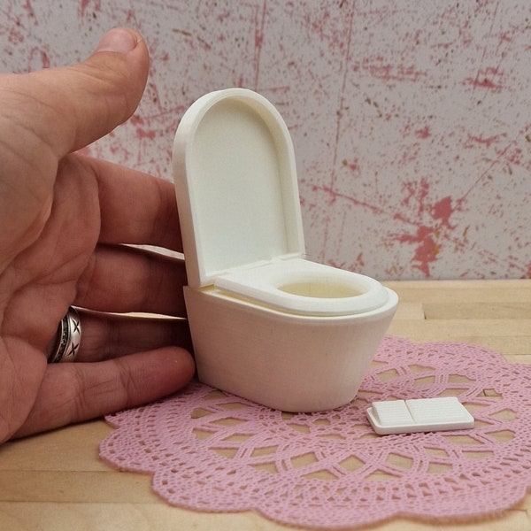 Dollhouse Toilet - Etsy