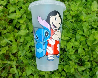 Personalized Lilo & Stitch Inspired 24oz Cup