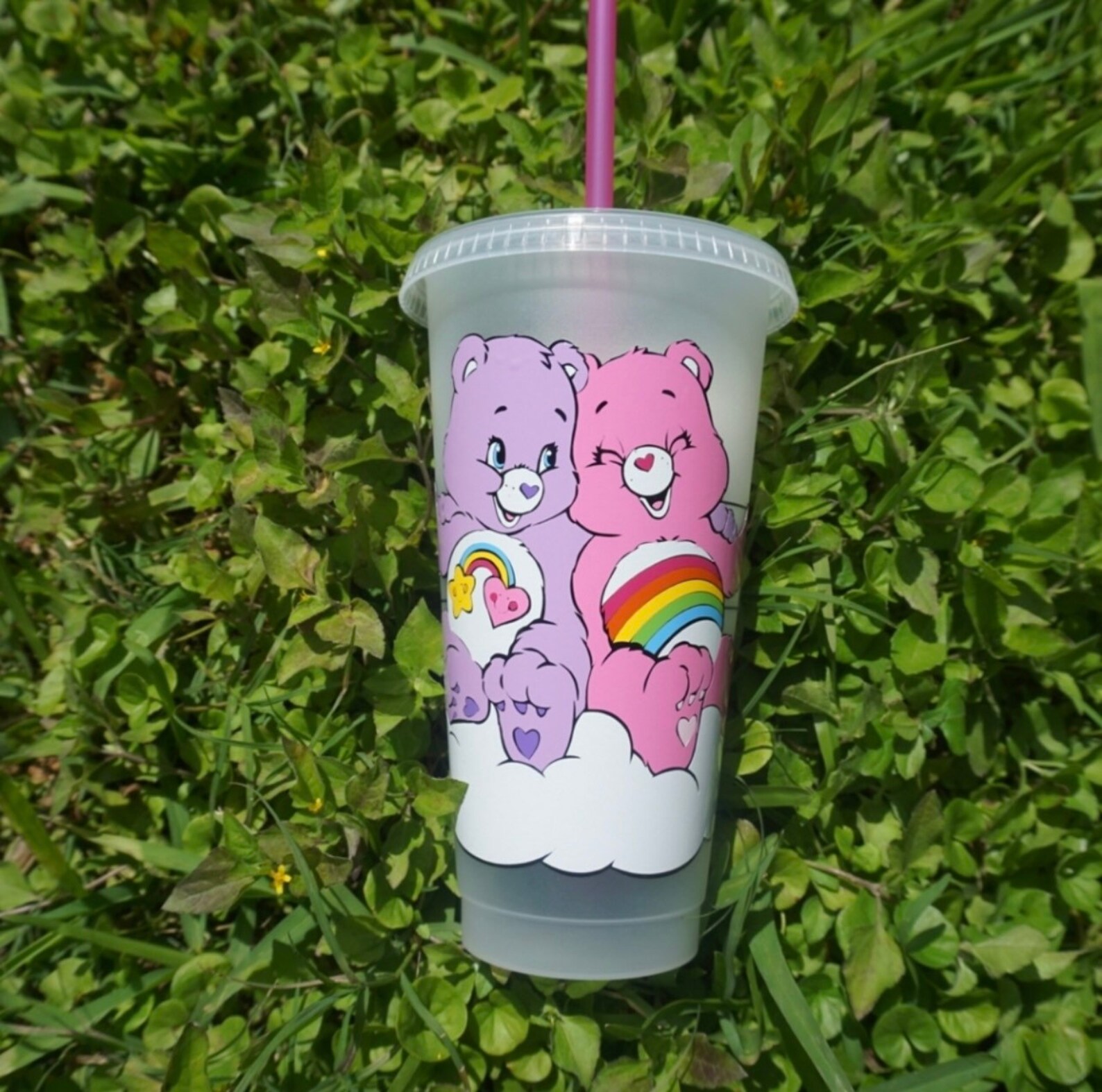 Care Bears Inspired Starbucks Cup Care Bear Cup Etsy