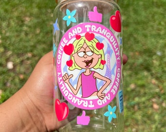 Lizzie Glass Cup | 16 oz y2k 90s Cup