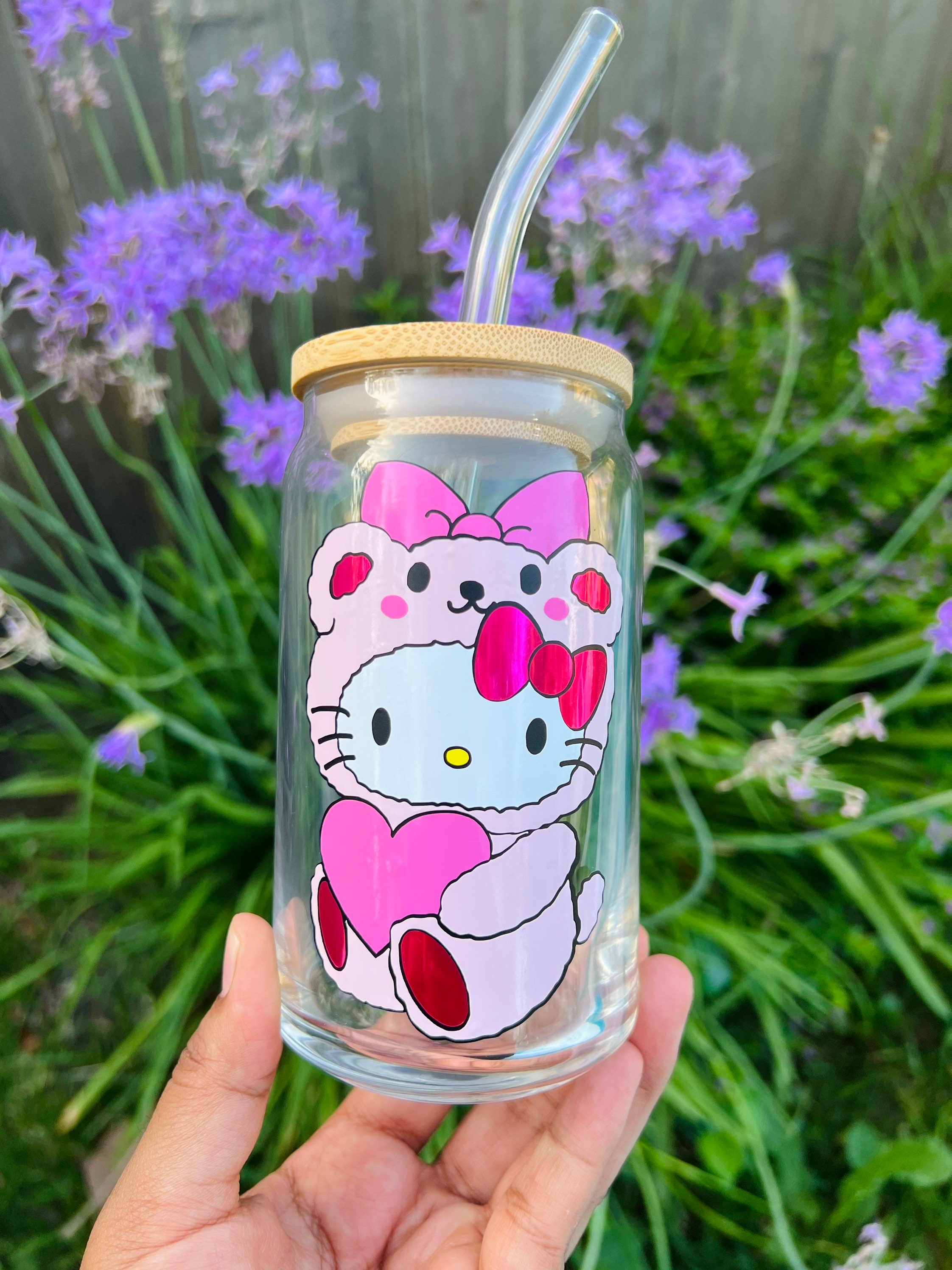 Cow and Teddy Bear Inspired Beer Glass Can Teddy Bear Cup Bear Cup