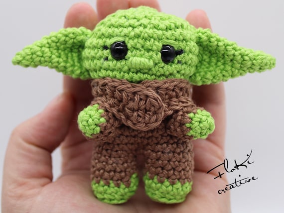 Baby Yoda Grogu Amigurumi Crochet Pattern German Etsy