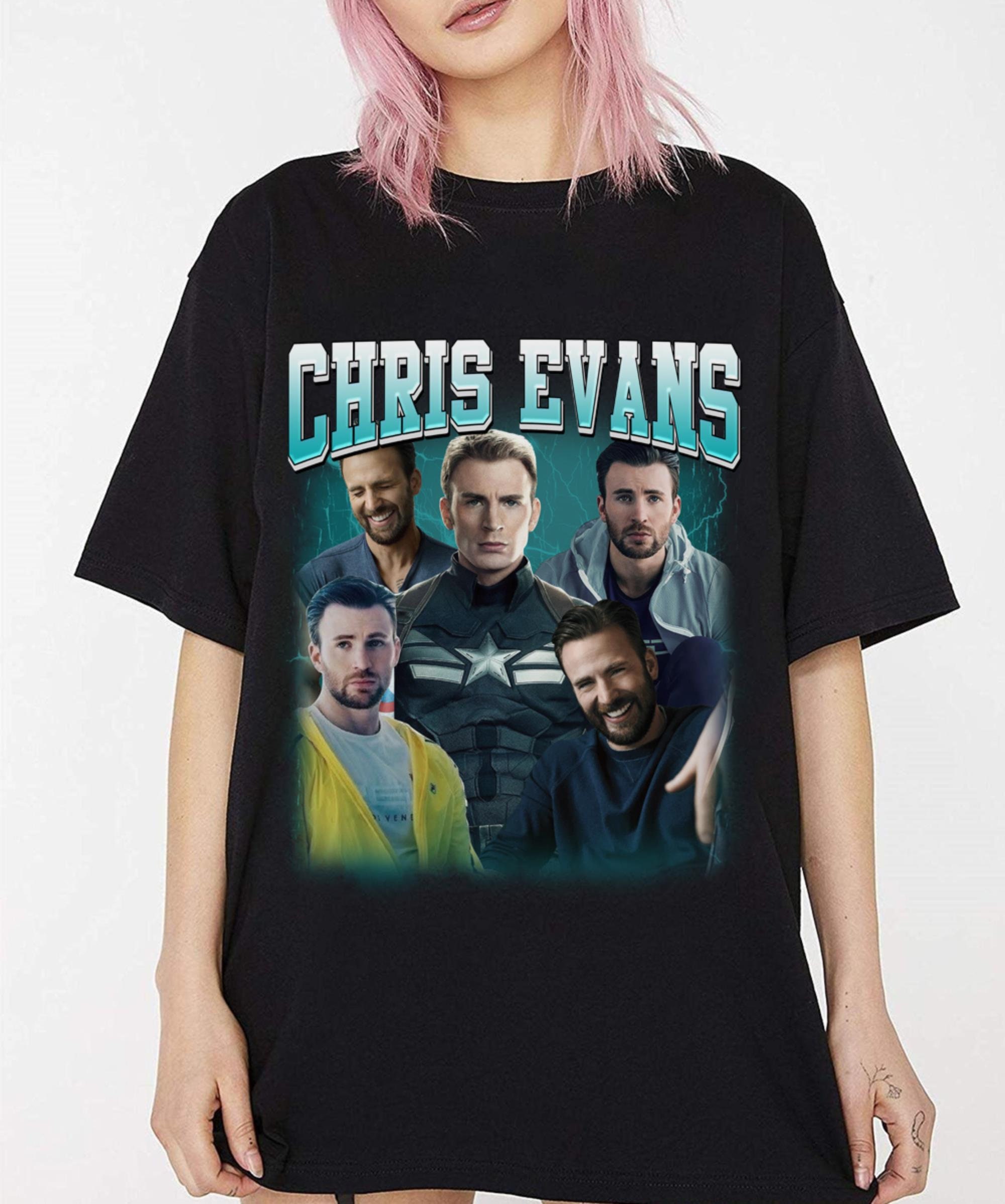 Chris Evans Shirt Chris Evans 90s Vintage Tee | Etsy