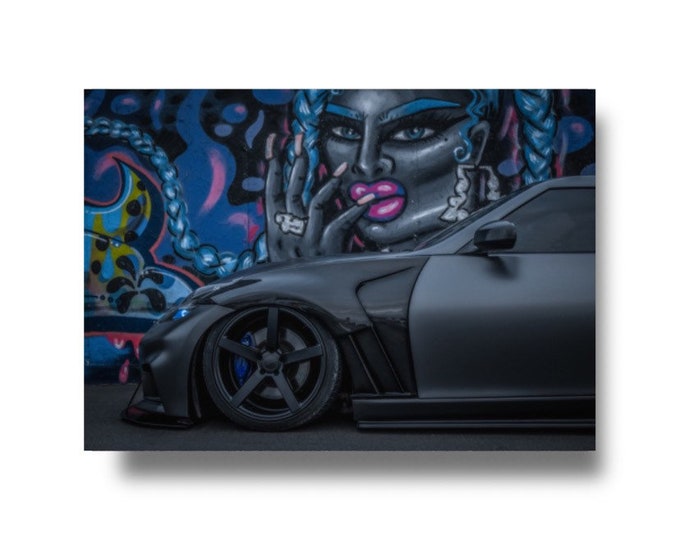 Nissan 370Z graffiti car canvas