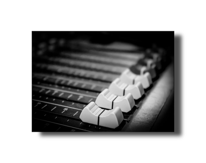 Audio Mixer Wall Art