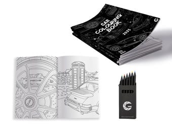 Car Colouring Book 2025