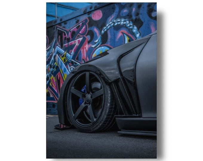 Nissan 370Z graffiti car canvas