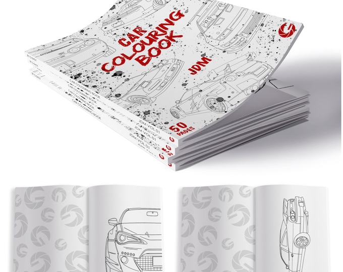 JDM Car Colouring Book Vol 01