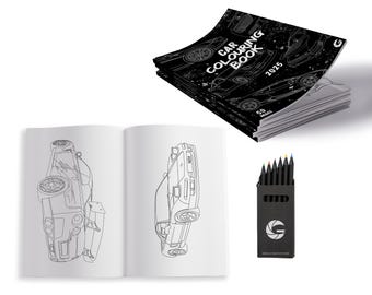 Car Colouring Book 2025